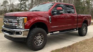 F250 will 37s fit on 25” leveling kit [upl. by Zoilla195]