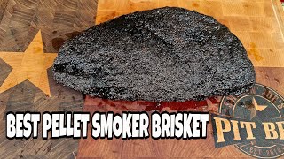 Best Pellet Smoker Brisket Ever  Lone Star Grillz  Smokin Joes Pit BBQ [upl. by Enner]