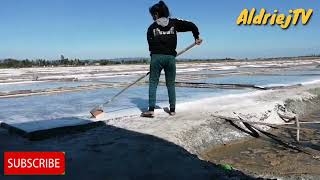 Paano ginagawa ang asin  Process of harvesting Salt  Video 24 [upl. by Hynda]