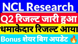 NCL Research q2 resultNCL Research share Latest NewsNCL Research news hindiNCL Research share q2 [upl. by Dygert]