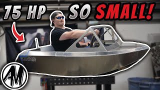 75 HP Micro Jet Boat Build Aluminum Welding [upl. by Ardnoid235]