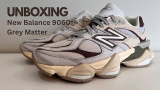 UNBOXING  New Balance 9060 ‘Grey Matter’ Review [upl. by Elorak345]