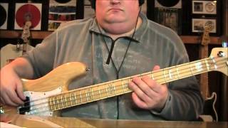 Robert Palmer Addicted to Love Bass Cover with Notes amp Tablature [upl. by Nnyltiak959]