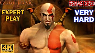 GOD OF WAR 1 Remastered Gameplay Walkthrough VERY HARD 4K 60FPS FULL GAME Playthrough Longplay [upl. by Kissner413]