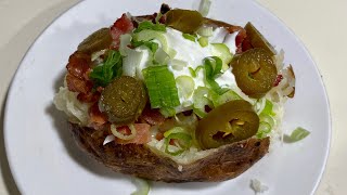 Papas 🥔 horneadas en la freidora de aire  papa asada en la air fryer [upl. by Hanid]