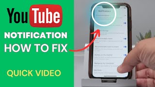 Notification on YouTube not working Quick Fix [upl. by Eniruam454]