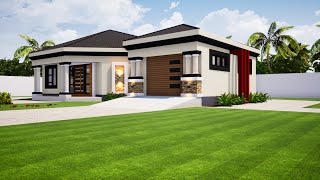 Beautiful and simple House design  Small house design  8 corner house design  169m x126m [upl. by Katey]