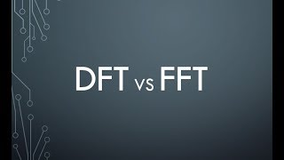 DFT vs FFT [upl. by Ainaznat]