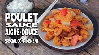 Faire facilement du poulet sauce aigre douce  Le Riz Jaune [upl. by Emoryt]