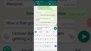 WhatsApp chat with HR for a job [upl. by Lambert76]