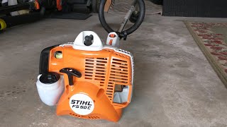 How To Change Your String On A Stihl String Trimmer Bump Feed [upl. by Jareen]