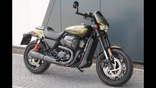 2017 HARLEYDAVIDSON STREET ROD 750 XG750A  OLIVE GOLD  VANCE amp HINES  WCHD Glasgow Scotland [upl. by Hite]