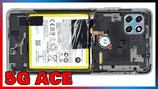 Motorola One 5G Ace Moto G 5G Disassembly Teardown Repair Video Review [upl. by Docilu]