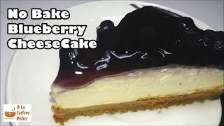 No Bake Blueberry Cheesecake [upl. by Engenia]