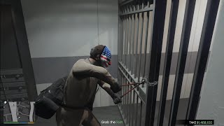 GTA 5  The Betta Bank Heist  Six Star Escape [upl. by Ahron]