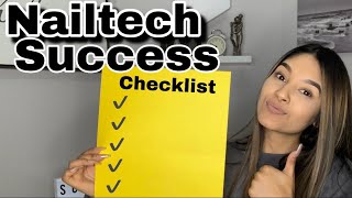 How To Become A Successful Nail Tech  5 Tips For A Nail Technician [upl. by Lizzy]