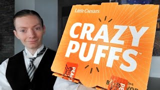 Little Caesars NEW Crazy Puffs Review [upl. by Norra391]