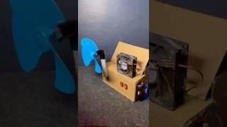 How to make a powerful Air Cooler Using Cardboard DC motor Cooling Fan shorts [upl. by Oniuqa]