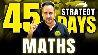 45 Day Final Strategy to score 95  Board Exam 202425  Maths with Ushank Sir Science and fun [upl. by Rairb550]