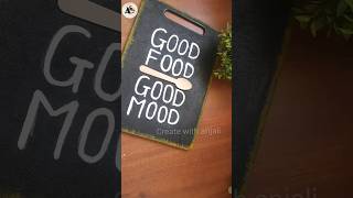 Kitchen Wall Decor  Diy Chopping Board Craft diy homedecor [upl. by Akirea441]