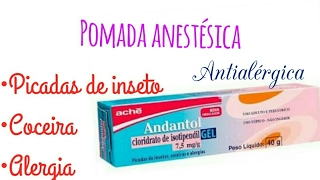 Resenha PomadaAndantol Gel [upl. by Boucher510]