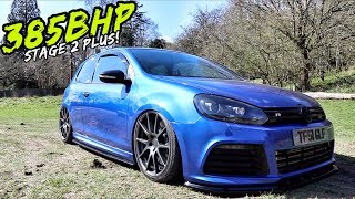 THIS 385BHP BAGGED MK6 VW GOLF R IS SICK [upl. by Shaffer]