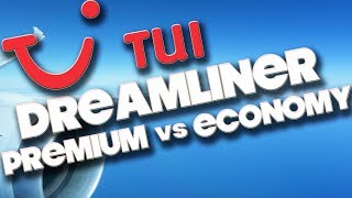 TUI DREAMLINER  PREMIUM Vs ECONOMY  GATWICK TO ORLANDO [upl. by Pillyhp]