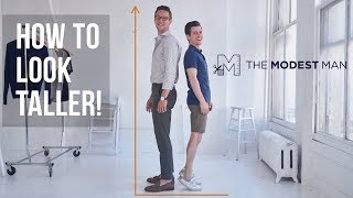 How to Look Taller with The Modest Man  Style Tips for Short Guys  Interview 1 [upl. by Sheply853]