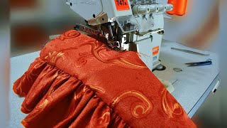 como FRUNCIR la TELA con la MAQUINA OVERLOCK  Fácil   Tips De Confección [upl. by Ladd]