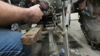 Massey Fergusson 35 Hydraulic Pump Removal Install And Cleaning [upl. by Einobe633]