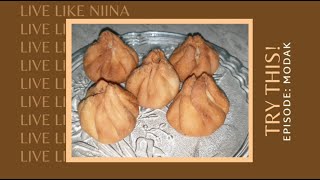 How to Fried Crispy Modak Recipe  Live Like Niina [upl. by Hansel318]