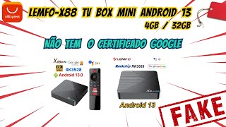 LEMFOX88  TV BOX ANDROID 13 vendedor tentou me enganar [upl. by Akel973]