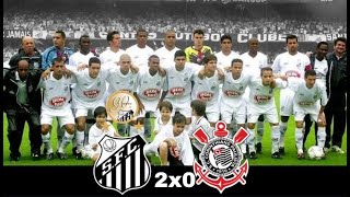 Santos 2 x 0 Corinthians 08122002  Primeiro jogo da final do Brasileiro 02 [upl. by Schwitzer471]