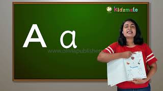 English Alphabet A Read and Write  Kidsmate LKG Term 1 English  Digital Education Program [upl. by Nnayhs]