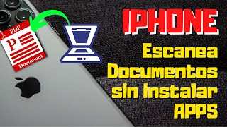 Escanea Documentos y Conviértelos en PDF con tu IPhone sin Instalar APPS 🔥😱🔥 [upl. by Hecker328]