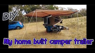 DIY home built camper trailer The TICT camper [upl. by Ailito]