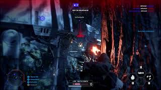 Rebels overcome the best Empire troops on Endor Star Wars Battlefront 2 Galactic Assault gameplay [upl. by Idnam]