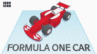 1DAY1CAD FORMULA ONE CAR Tinkercad  Knowhow  Style  Education [upl. by Doak]