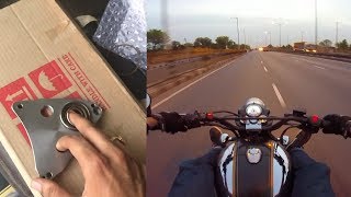 Carberry Vibration Reduction Plate for Royal Enfield  Highway test [upl. by Bilski367]