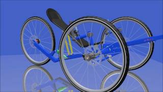 FaltTrike Liegerad PAPILLON 26 HD Animation [upl. by Irme312]