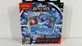 Pokémon TCG  Quaquaval EX Deluxe Battle Deck Opening [upl. by Burgwell926]