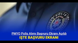 Egm en az lise mezunu polis alımı başvuru ekranı açıldı 2024 PMYO ve komiser yardımcısı [upl. by Gromme]