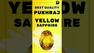 Yellow Sapphire Gemstone Best Quality Pukhraj [upl. by Irving605]