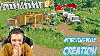 NOTRE PLUS BELLE CRÉATION  Farming Simulator 19 [upl. by Grenier]