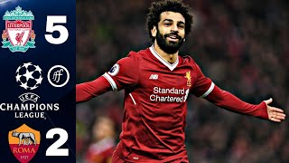 Liverpool Vs Roma 52 • Salah Heroics 🔥• Champions league Classics [upl. by Tessie936]