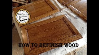 WoodWorking  Strip and Refinish Wood Furniture  HowTo [upl. by Nus]