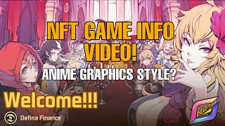 DEFINA FINANCE NFT GAME  ANIME GRAPHICS PLAY TO EARN GAME  IGO IN SEEDIFY [upl. by Veleda954]