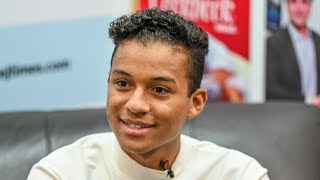 Jaafar Jackson Unveils His Musical Legacy A Visit to Khaleej Times Office 2020 [upl. by Nosrettap]