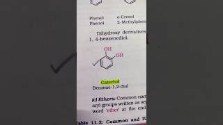 Structure of Catechol Benzene1 2diolIUPAC name [upl. by Asher]