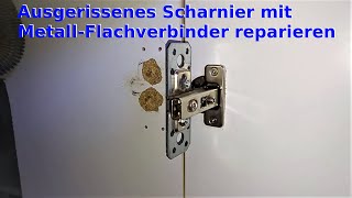 Ausgerissenes Scharnier reparieren [upl. by Mohl]